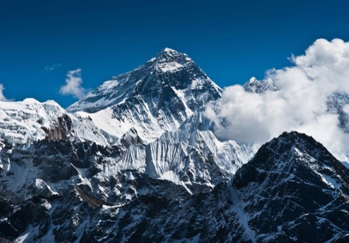 Everest Mountain Peak - the top of the world