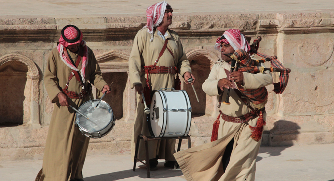 Jordanian musicians, courtesy Mac Lacy