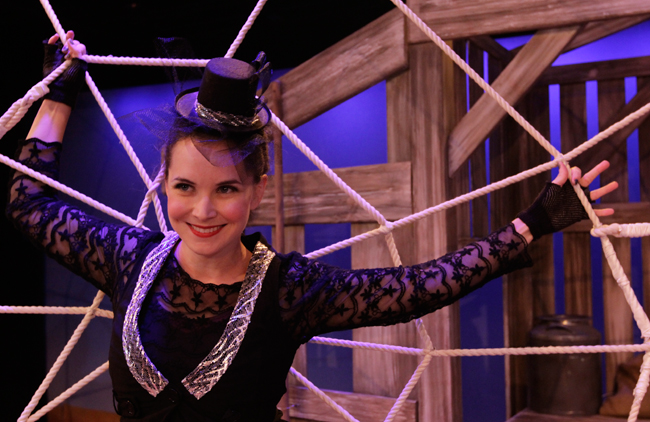 Audra Honaker in "Charlotte's Web" - Photo by Jay Paul